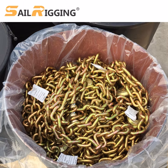 Verzinkte G70-Transport-LKW-Binderkette mit Haken