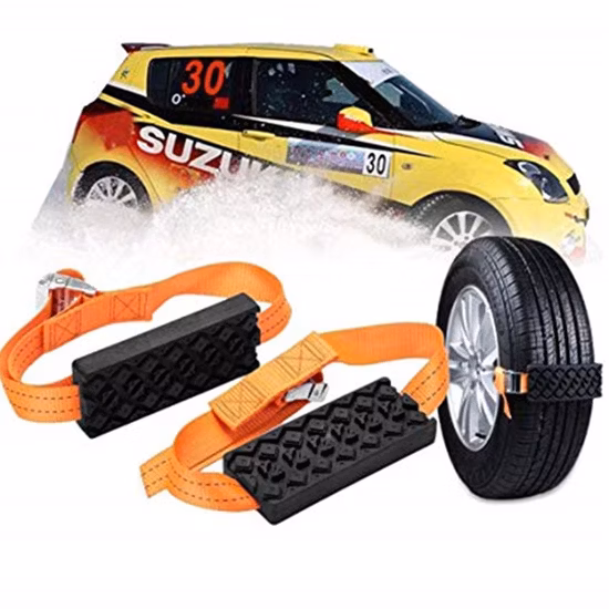 2PCS Auto Universal Reifen Gürtel Schnee Ketten Anti